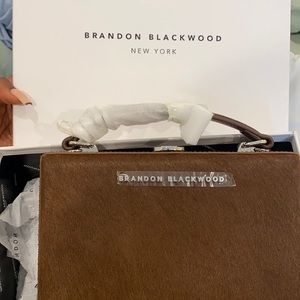 Brandon Blackwood Kendrick Trunk Brown PonyHair